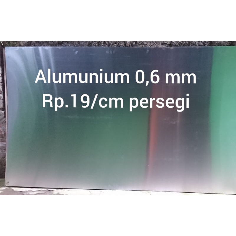 Jual Plat Aluminium 0.4 MM X 1 X 2 Meter - Kota Bandung - Tokobesi Com