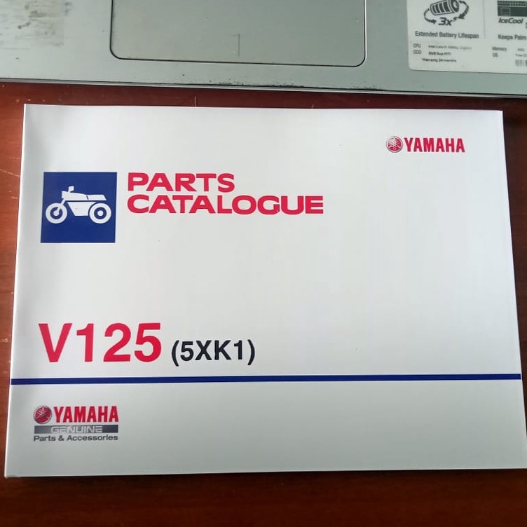 Jual manual book part yamaha 125Z 2004 parts catalogue buku katalog