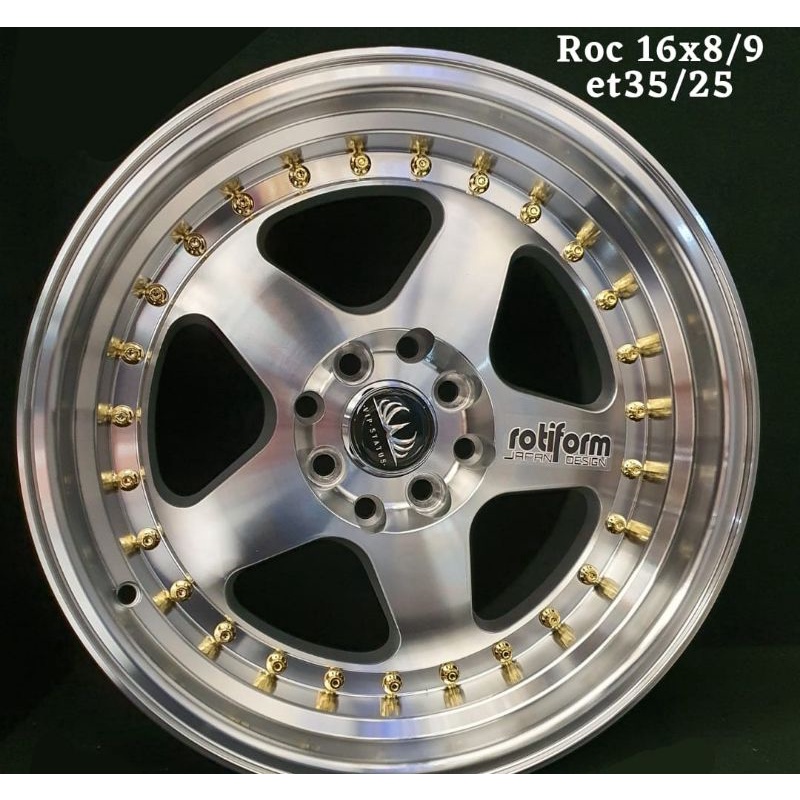 Jual Velg rotiform roc r16 plus ongkir jawa dan jabodetabek | Shopee ...