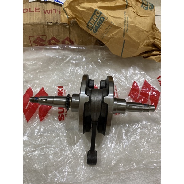 Jual CRANKSHAFT KRUK KREK AS SATRIA FU 150 KARBU ORIGINAL ORI ASLI ...