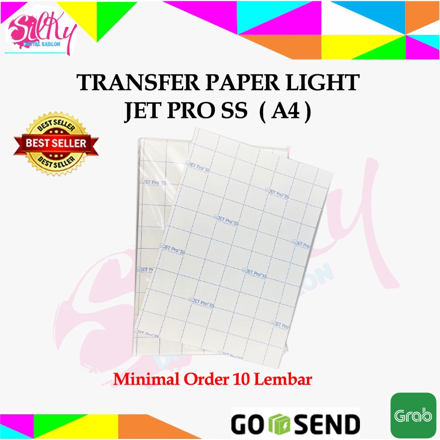 Jual Transfer Paper Jet Pro SS USA Light A4 | Shopee Indonesia