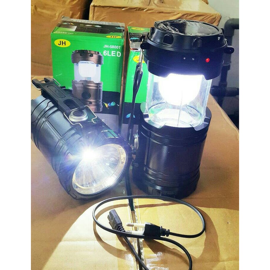 Jual Lampu Camping Mini Solar Ver 2 (Dual Led +pbank) | Shopee Indonesia