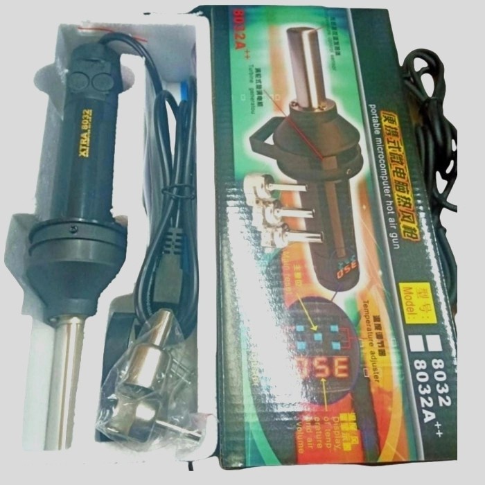 Jual solder uap portable blower tangan koccu 8032 analog Daeggu
