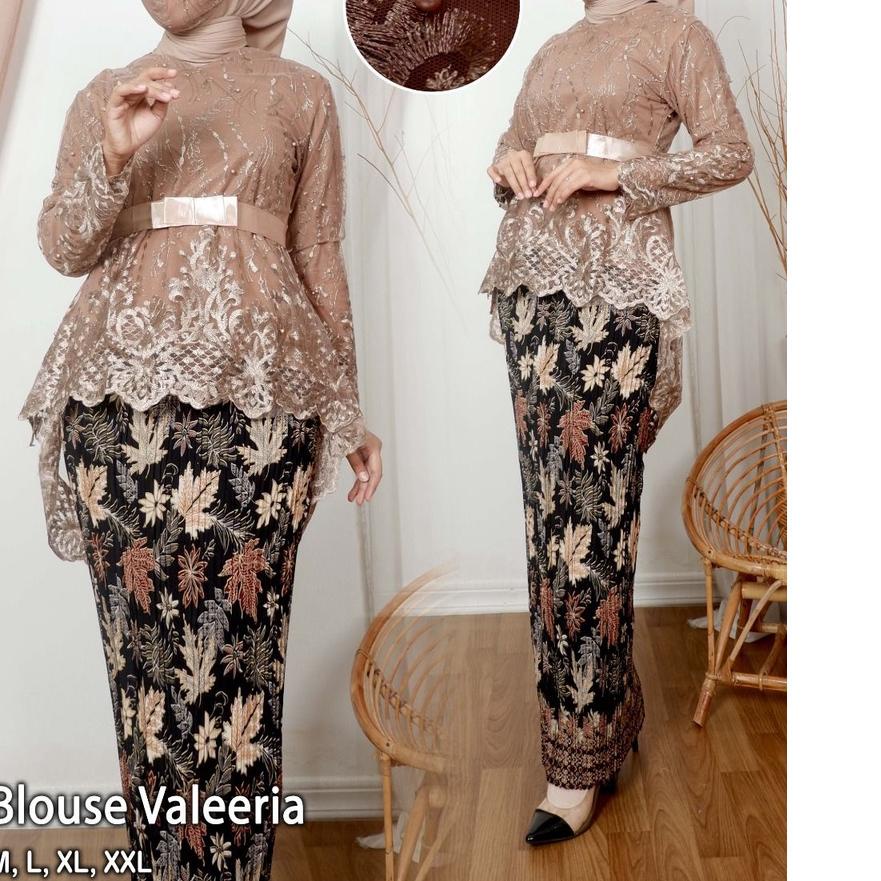 Jual Ready Stock!!ADE>SET KEBAYA WISUDA CANTIK / KEBAYA VALEERIA / BAJU ...