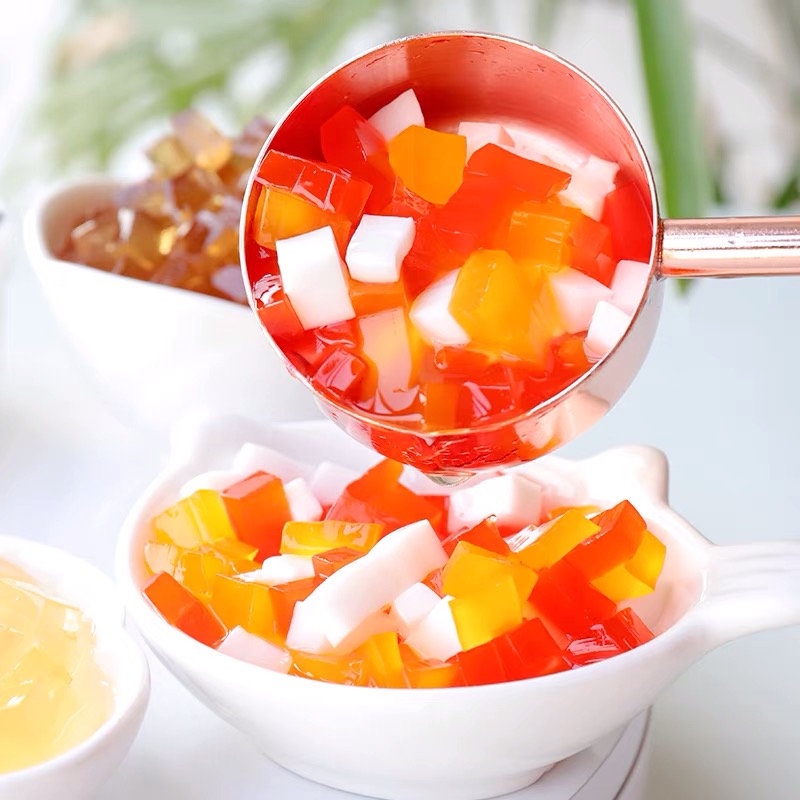 Jual Rainbow Jelly 250gr Nata de Coco Topping 3 Warna QQ Itpin | Shopee