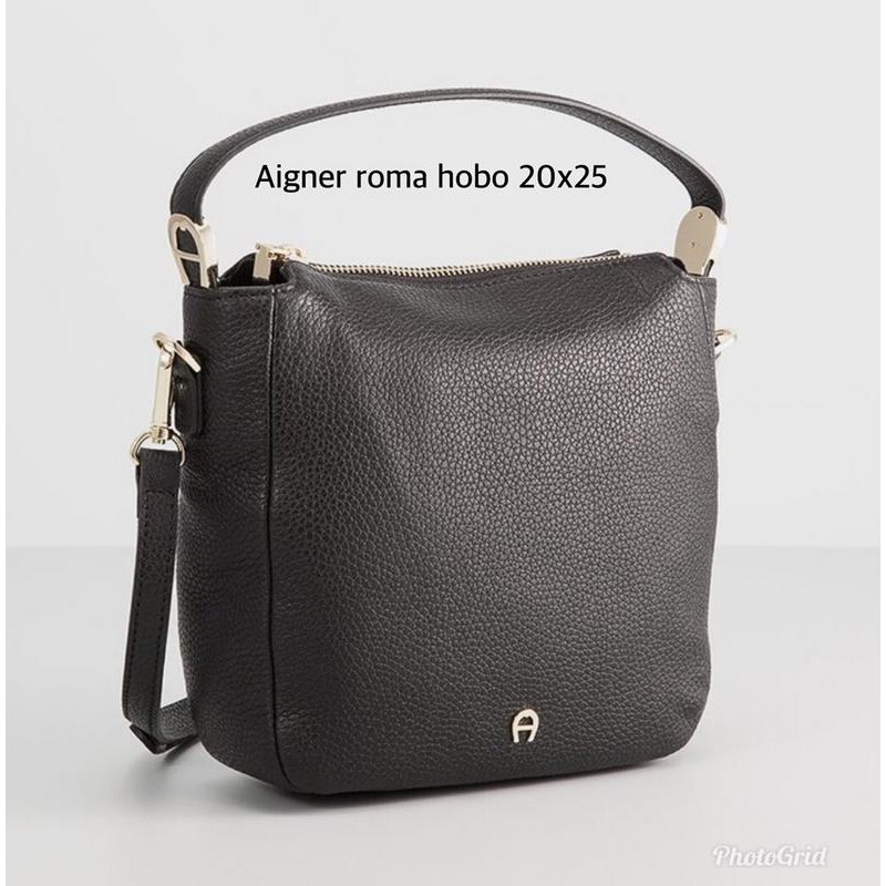 tas aigner original roma hobo black