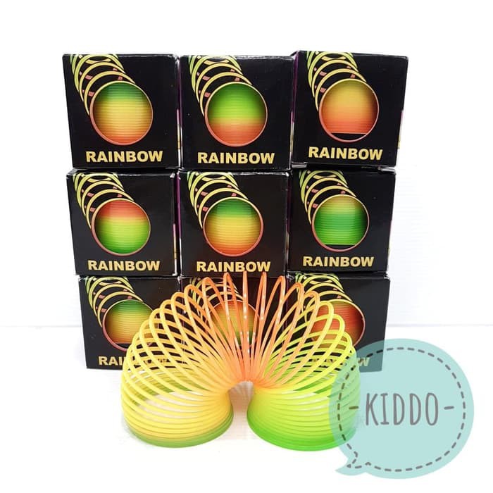 Jual Mainan spring - per - rainbow spring | Shopee Indonesia