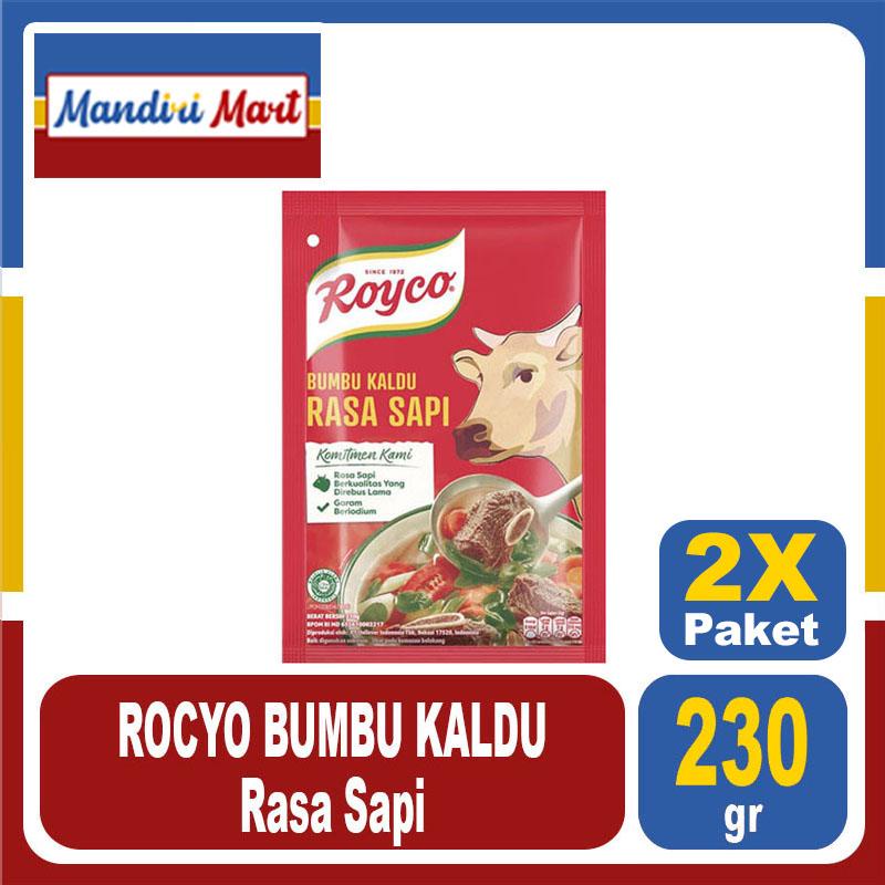 Jual Royco Bumbu Kaldu Penyedap Rasa Sapi Kemasan 230gr (2x Paket ...