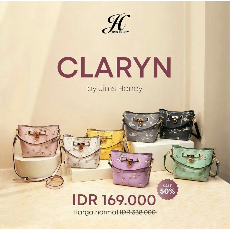 Jual CLARYN BAG JIMSHONEY (FREE BOX) | Shopee Indonesia