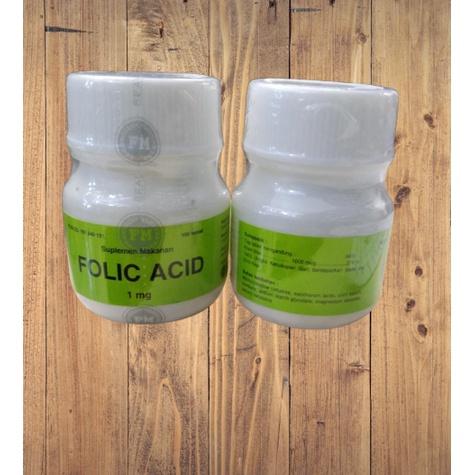 Jual Folic Acid 1mg Botol isi 100 FM | Shopee Indonesia