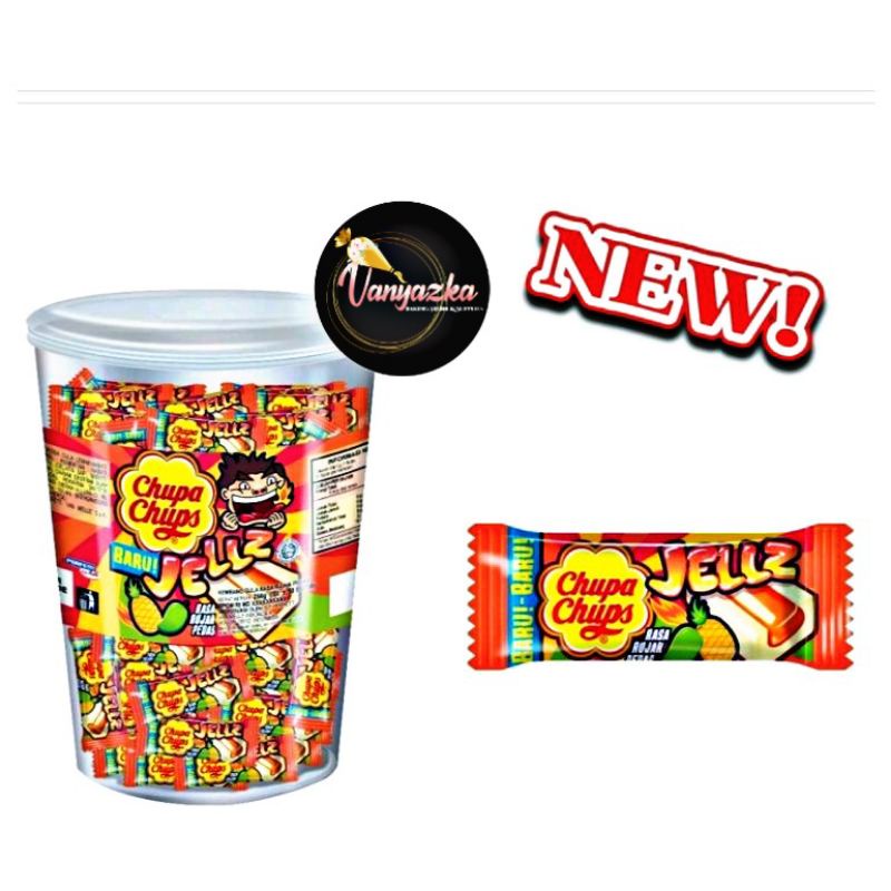 Jual Permen Chupa Chups Jellz/Permen Pedas Rasa Rujak (isi 50pcs ...