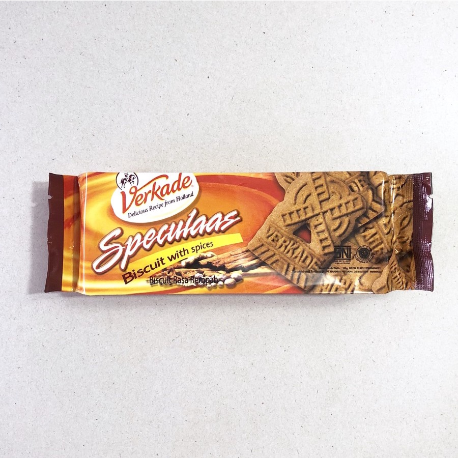 Jual VERKADE SPECULAAS BISCUIT SPICES 100G (821108) Shopee Indonesia