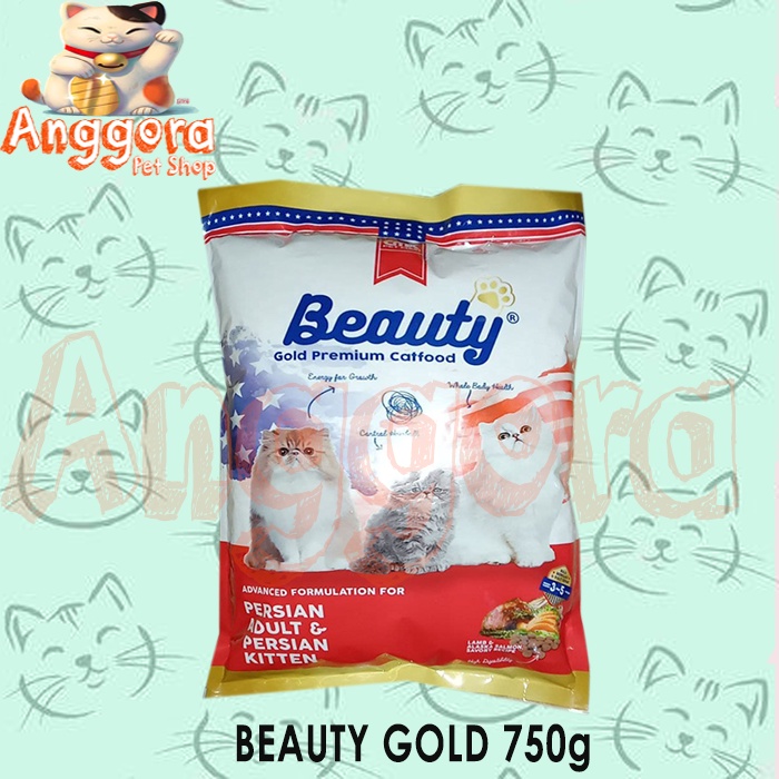 Jual Makanan Kucing Kering BEAUTY GOLD Persian Adult & Kitten - Makanan ...