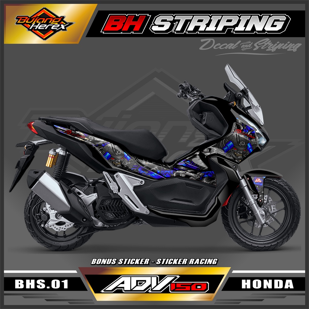 Jual Stiker Motor ADV Sticker Striping Variasi List Motor ADV Desain ...