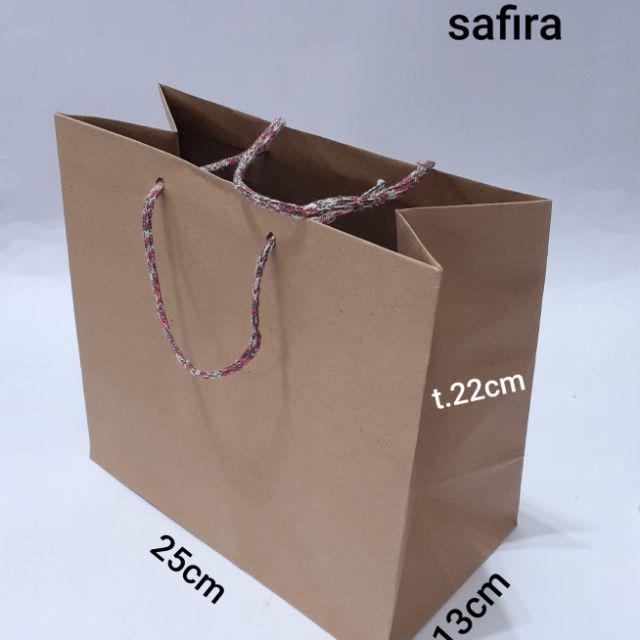 Jual DAPURMAMI 12 Biji Paper Bag Tas Kertas Tas Bingkisan Parcel Ulang ...