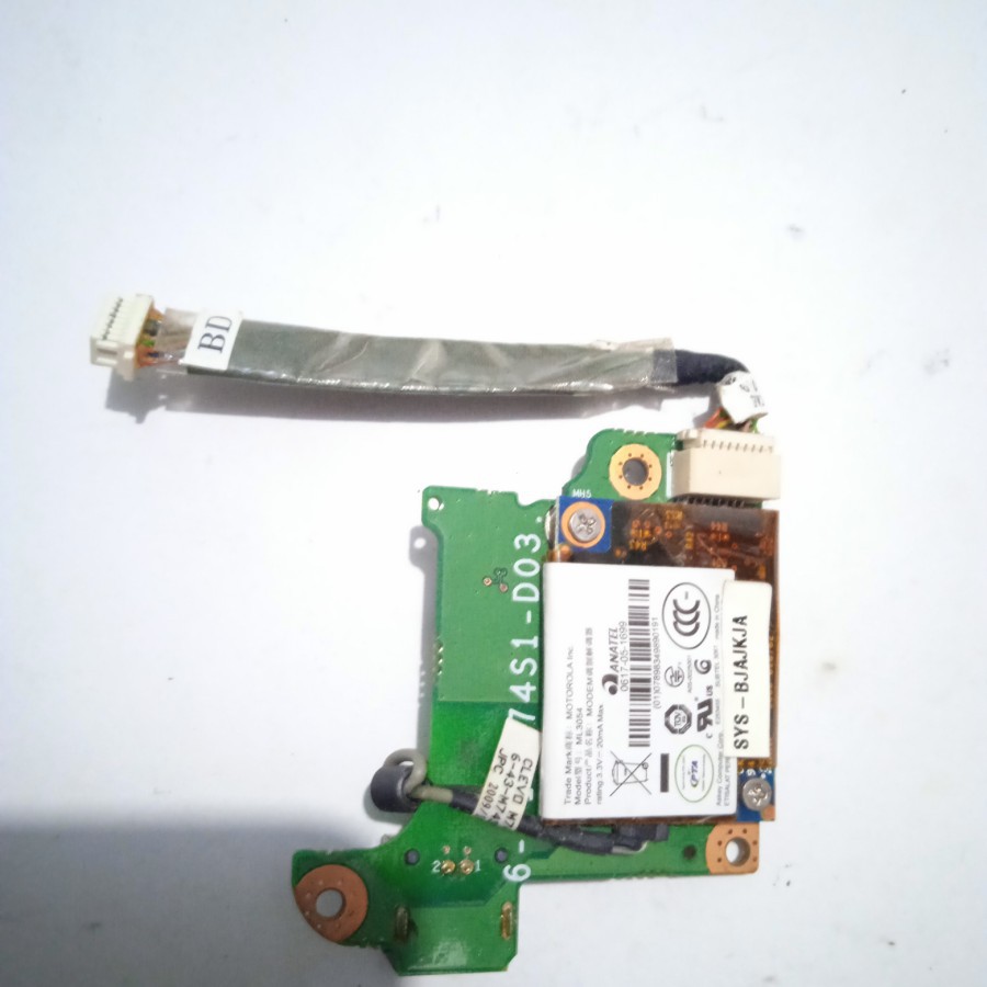Jual modem dan port lan axioo mnc ADSL board original copotan | Shopee ...
