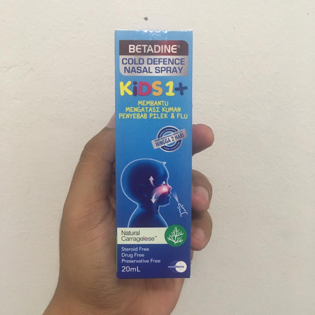 Jual Betadine Cold Defence Nasal Spray Kids 20ml(semprot Hidung ...