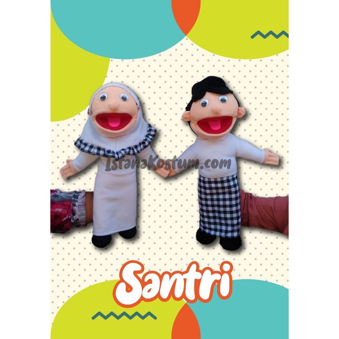 Jual Hand Puppet Islami / Boneka Tangan Edukasi Anak Santri Putra Dan ...