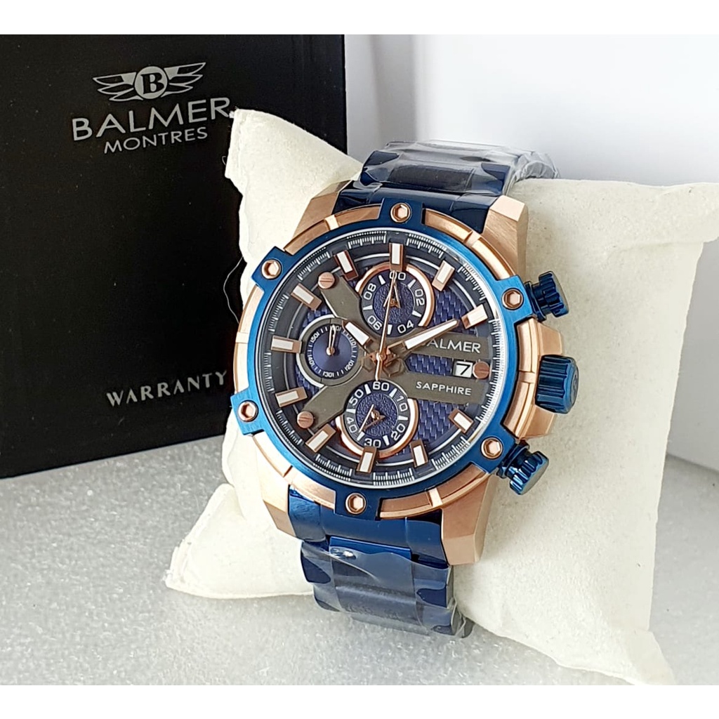 Jual Jam Tangan Balmer 8111 Original Fashion Pria Cowok Rantai Kasual Stainless Steel Shopee Indonesia