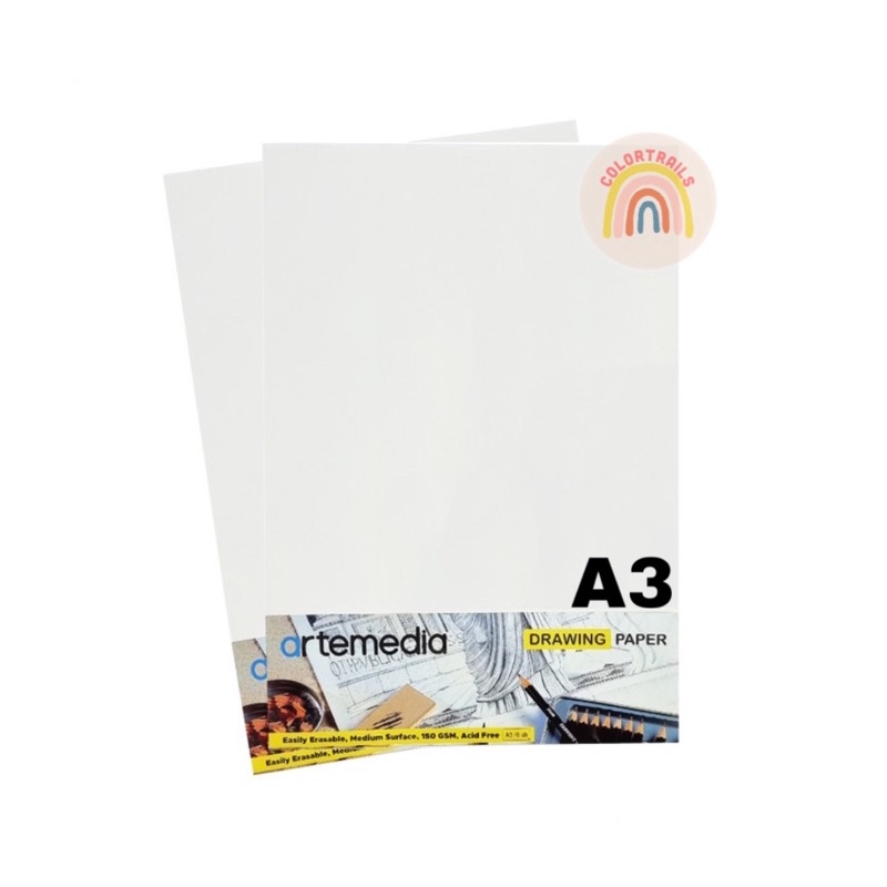 Jual Artemedia Drawing Paper A3 Kertas Gambar Shopee Indonesia 6769