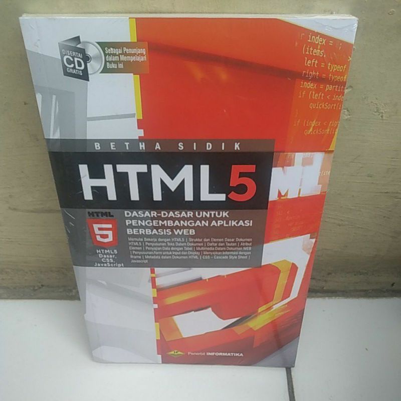 Jual BUKU HTML 5 DASAR DASAR MENGEMBANGKAN APLIKASI BERBASIS WEB ...