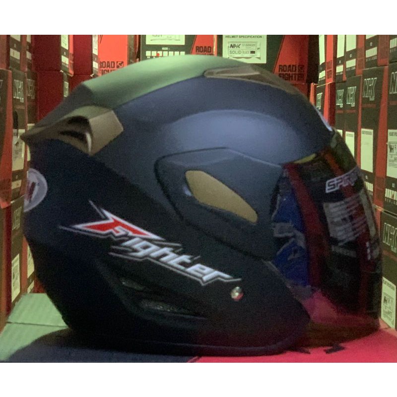 Jual GM FIGHTER BLACK DOFF | Shopee Indonesia