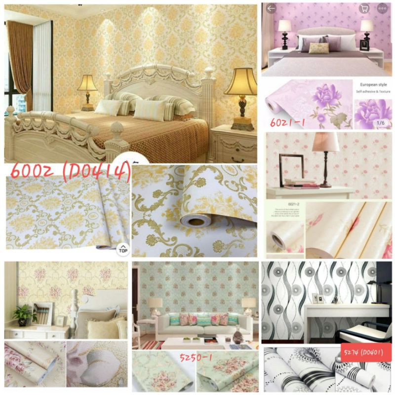 Jual Wallpaper Sticker Classic/wall Sticker Classic/stiker Dinding ...