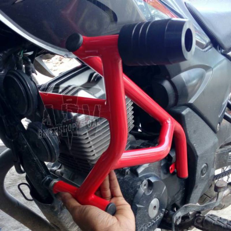 Jual Tubular crashbar honda verza 150 frame slider agna Shopee Indonesia