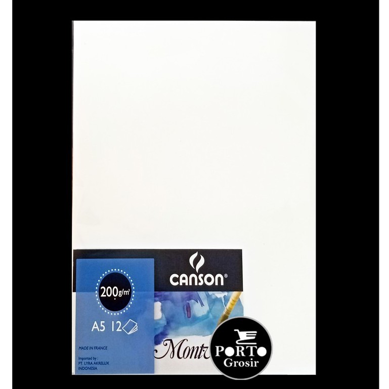 Jual Canson Montval Watercolour A5 200 Gsm Kertas Gambar Cat Air Water Color Paper 200gsm 3128