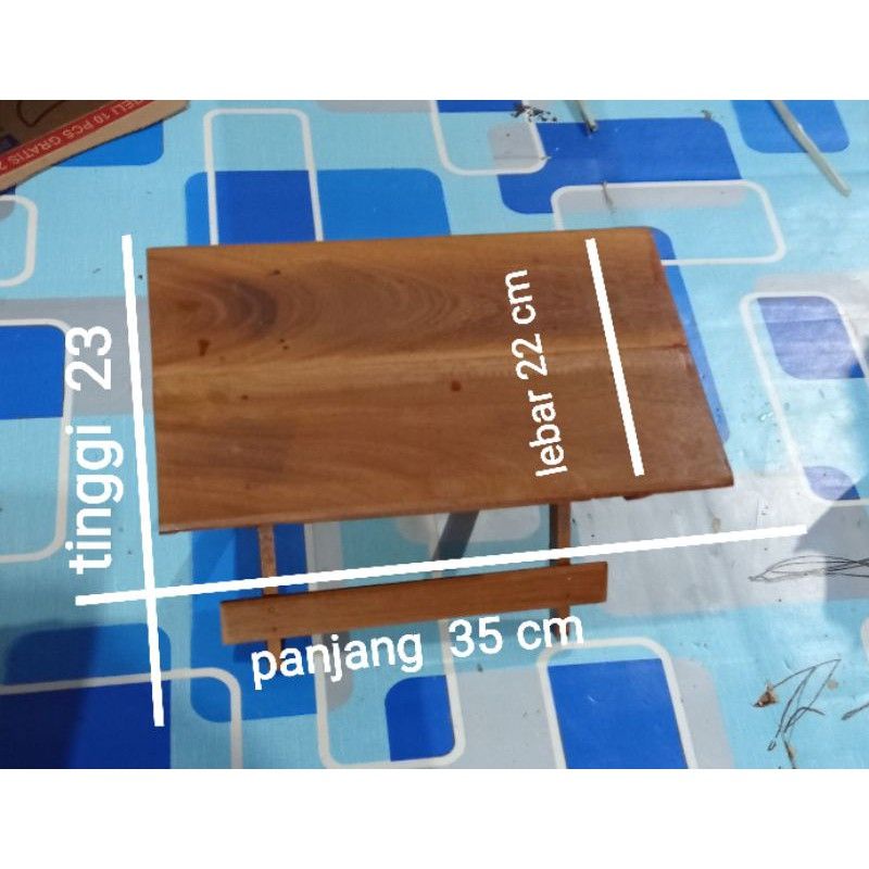 Jual Meja Ngaji Lipat Bahan Ulin Ukuran Sedang Rehal Ngaji Shopee Indonesia