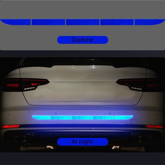 Jual Car Reflective Sticker Warning Strip Tape Traceless Protective ...
