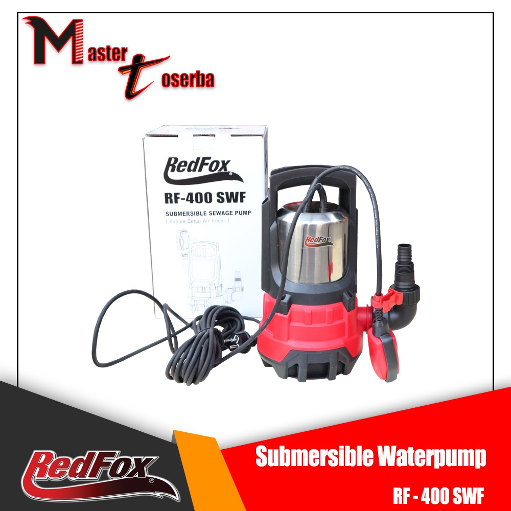 Jual Pompa Celup Sumbersible Waterpump 400 Watt RF 400 SWF REDFOX ...