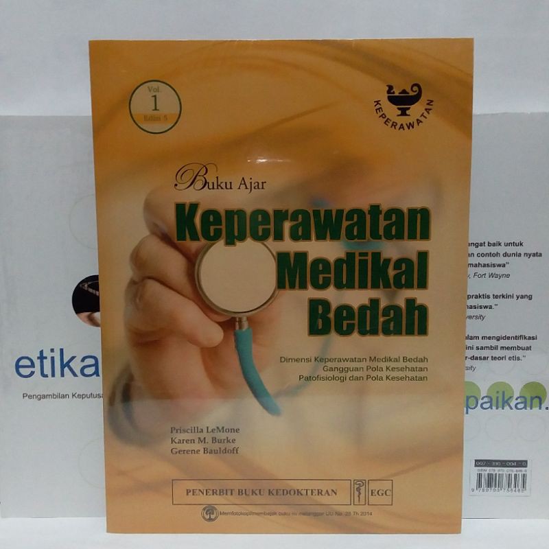 Jual Original Buku Ajar Keperawatan Medikal Bedah Vol 1 Edisi 5