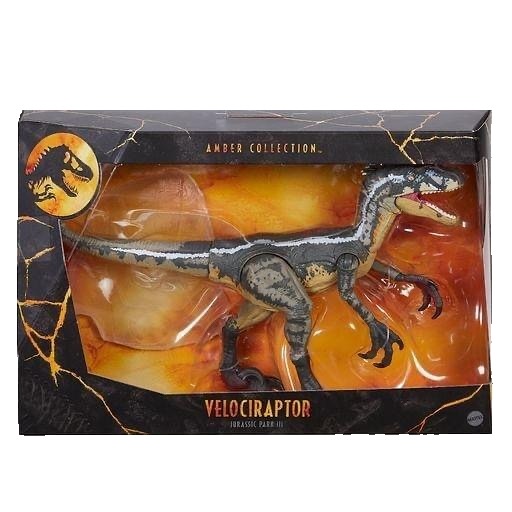 Jual Jurassic World Amber Collection Velociraptor (Male) | Shopee Indonesia