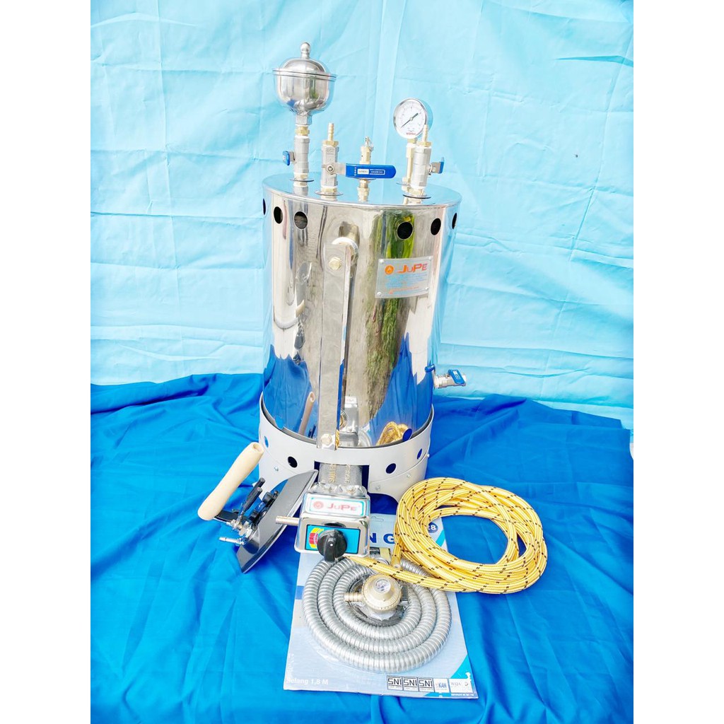 Jual Setrika Uap gas 15 liter Besi 1 Setrika (BERAT ASLI) | Shopee ...