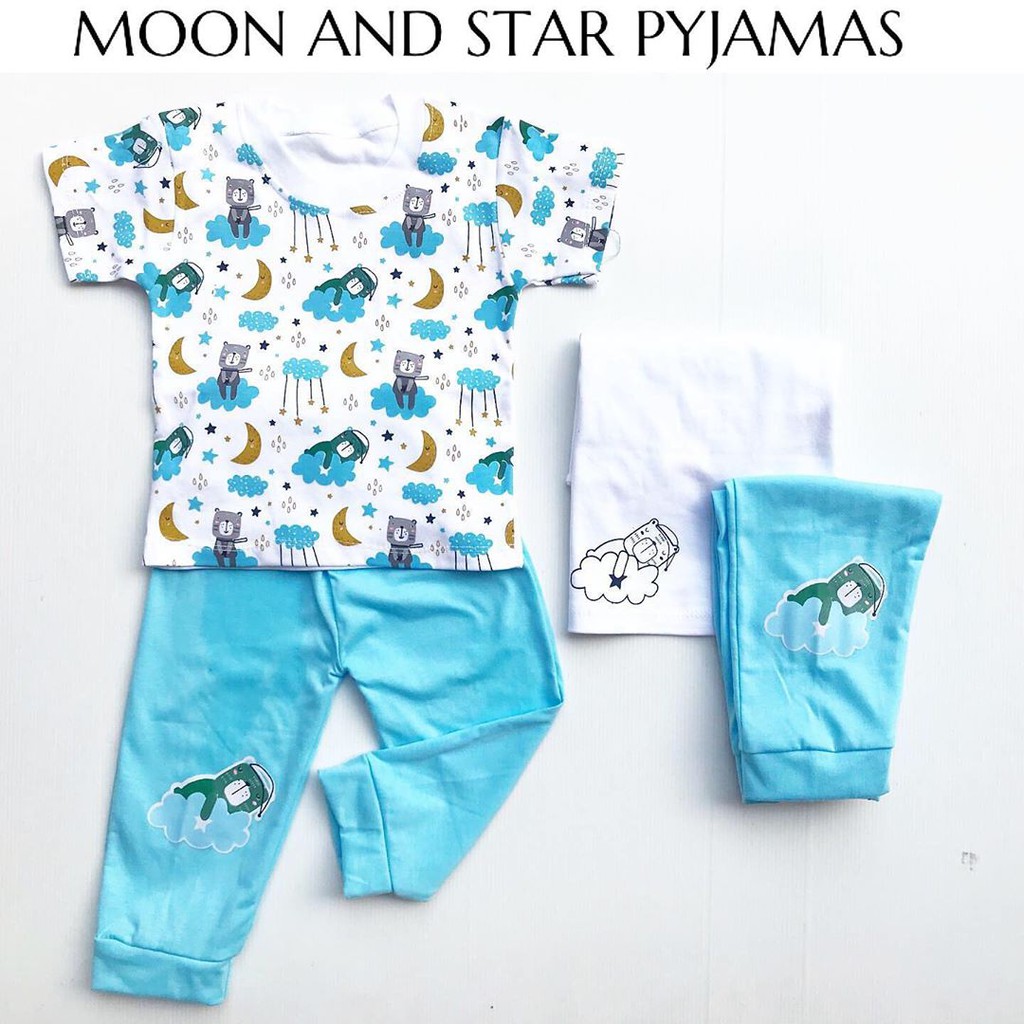 Jual MOON AND STAR PYJAMAS BABY TOYS PYJAMAS baju anak piyama anak baju ...