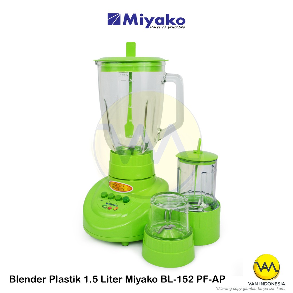 Jual Blender Plastik 15l Miyako Bl 152 Pf Ap Shopee Indonesia 1638