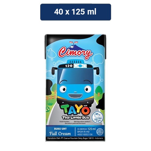 Jual CIMORY UHT MILK FULL CREAM 125 mL x40 (1 box) | Shopee Indonesia