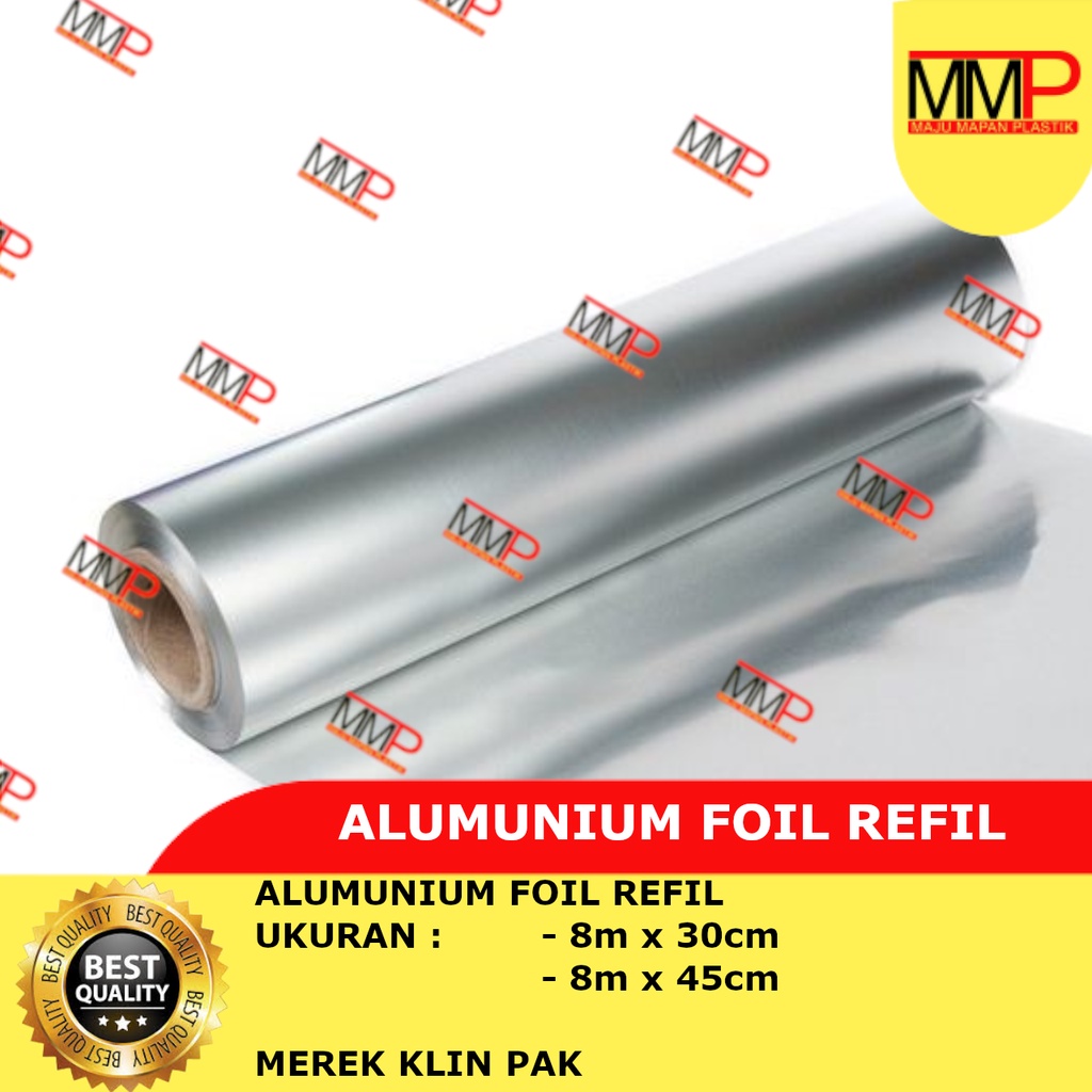 Jual Aluminium Foil Refil / Alumunium Gulungan / Foil Refill Rol