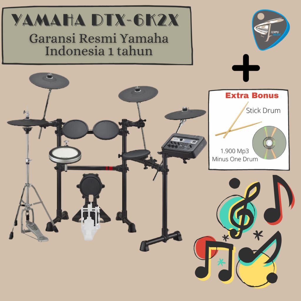 Drum elektrik yamaha on sale dtx 6