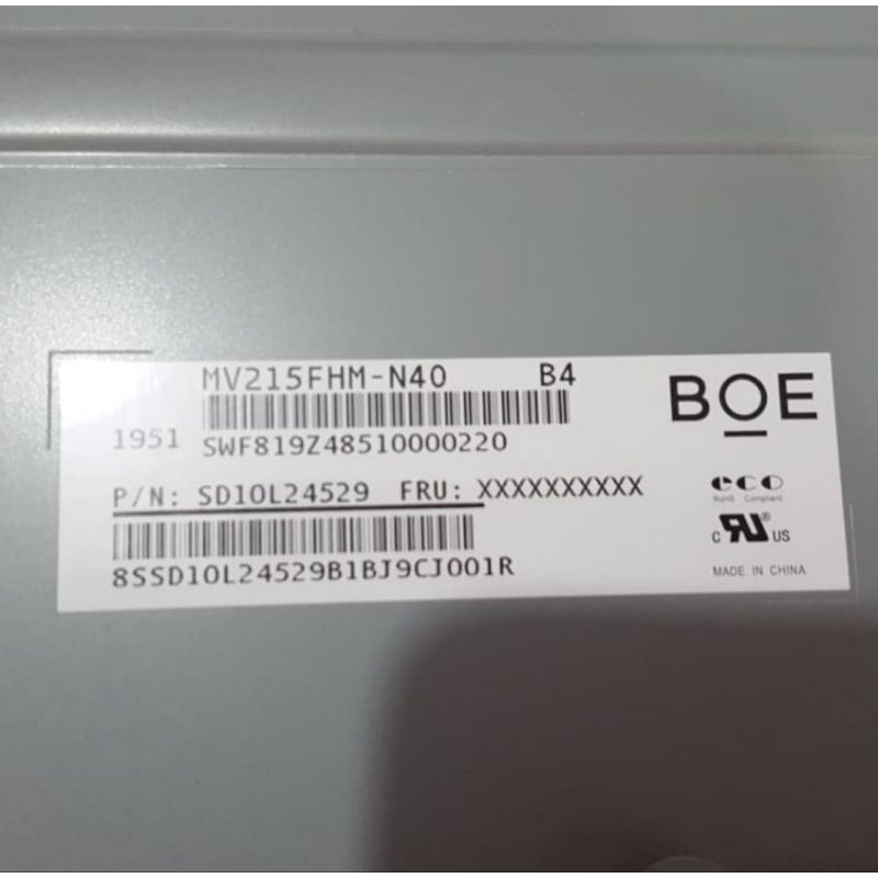 Jual LAYAR LCD AIO ALL IN ONE LM215WF9 SS A1 MV215FHM N40 | Shopee ...
