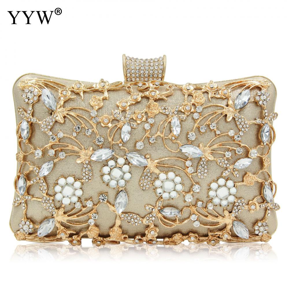 Jual Evening Clutch Bag Party Wedding Crystal Clutches Purse