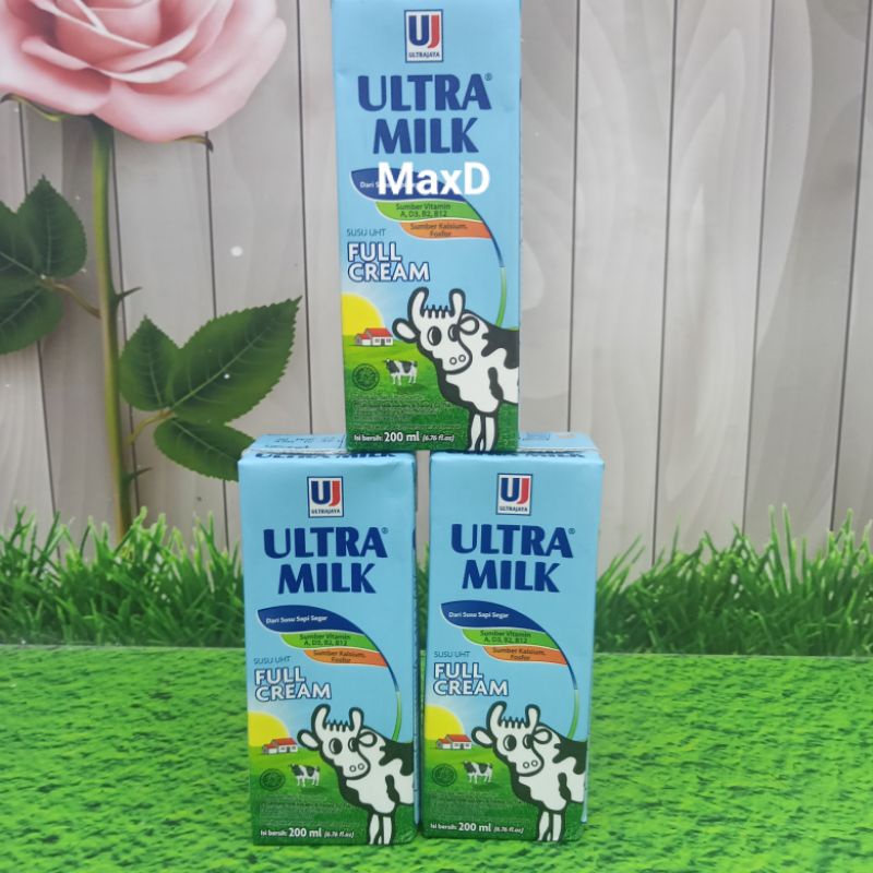 Jual Ultra Milk Susu Uht Full Cream 200 Ml 1pcs Shopee Indonesia 5831