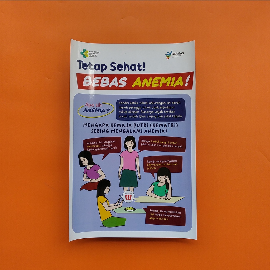 Jual Terbaru !!! Poster Anemia Remaja : Remaja Sehat Bebas Anemia ...