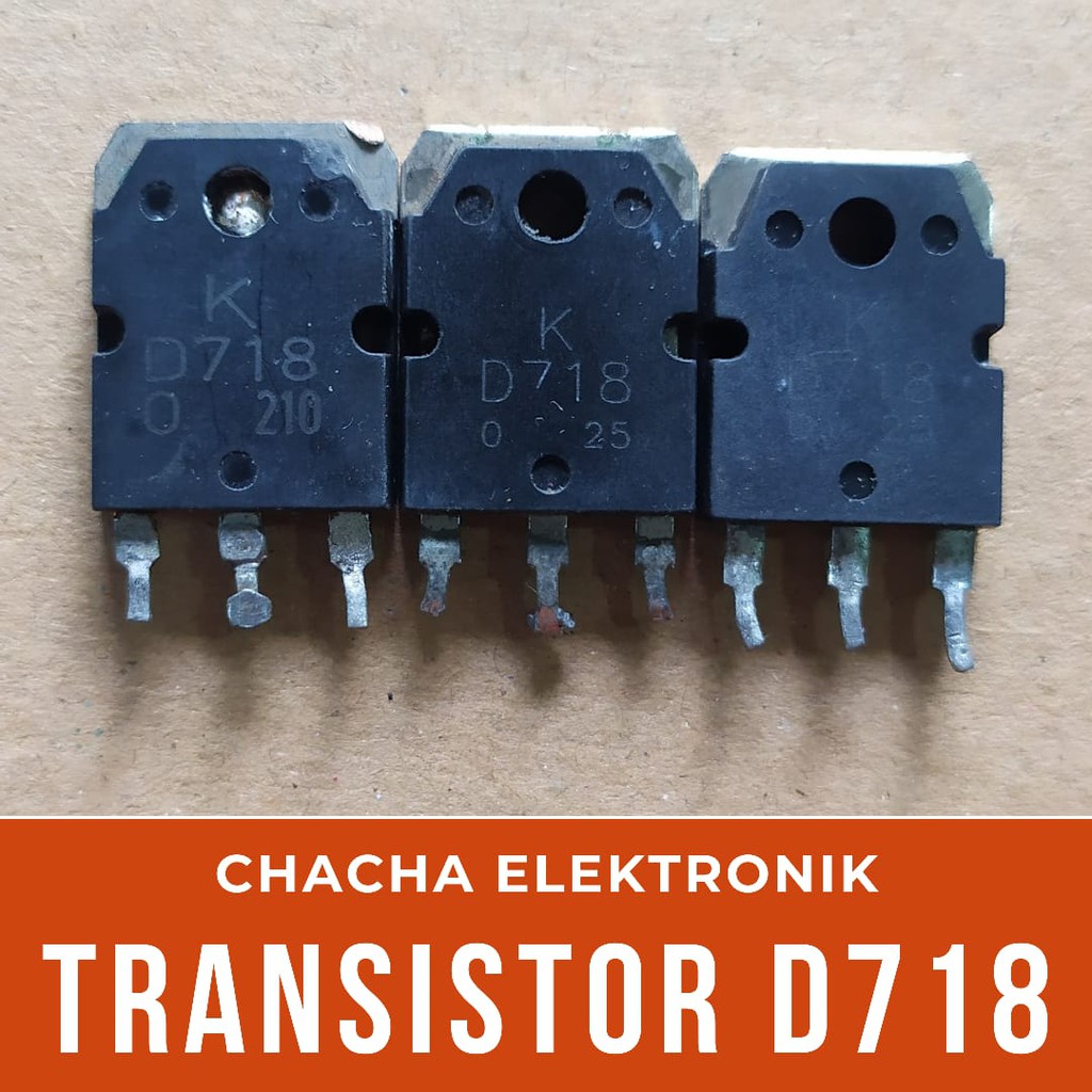 Jual TRANSISTOR D718 D 718 2SD718 TO3P NPN 8A 120V | Shopee Indonesia