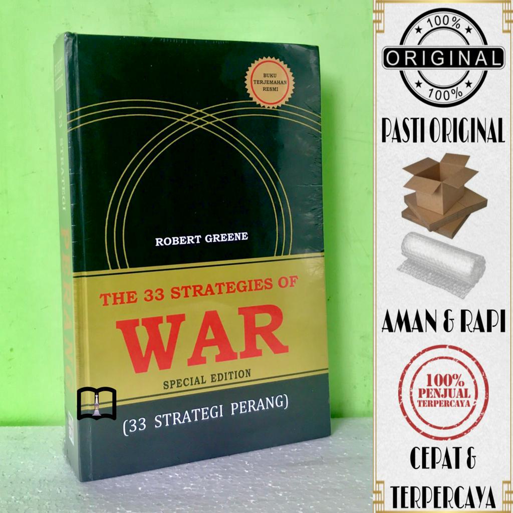 Jual Buku The 33 Strategies Of War Hard Cover 33 Strategi Perang Robert Greene Shopee