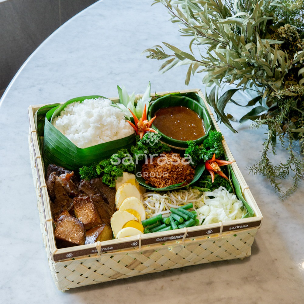 Jual Sarirasa - Foodiesia Nasi Pecel Komplit Besek | Shopee Indonesia