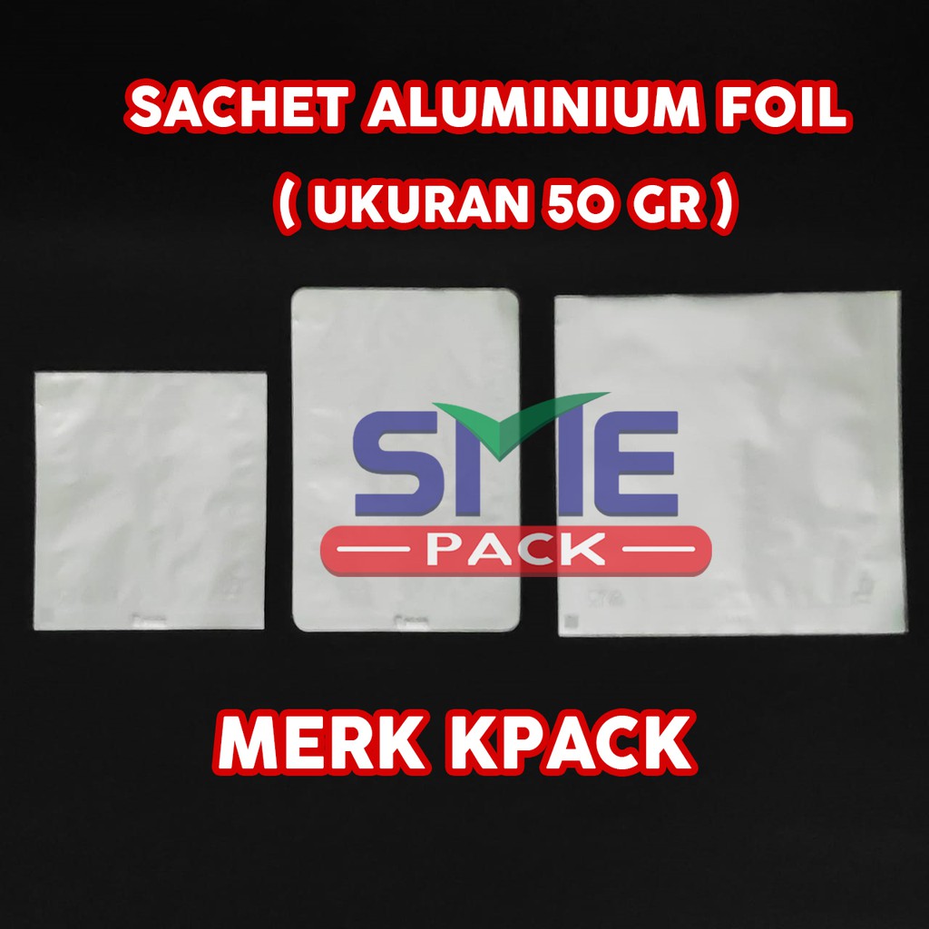 Jual Isi Kemasan Aluminium Foil Sachet X Cm Ukuran Gr Sachet Aluminium Foil