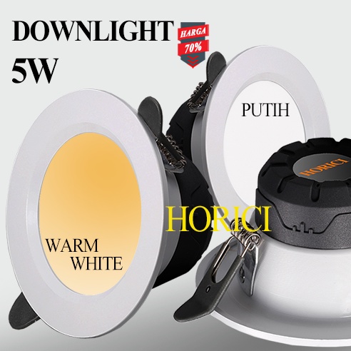 Jual ASLI FULL TERANG 5W LAMPU DOWNLIGHT LED PLAFON 5 WATT NYALA ADA ...