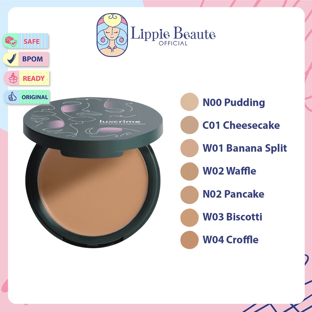 Jual LUXCRIME Ultra Cover Foundation Balm Shopee Indonesia